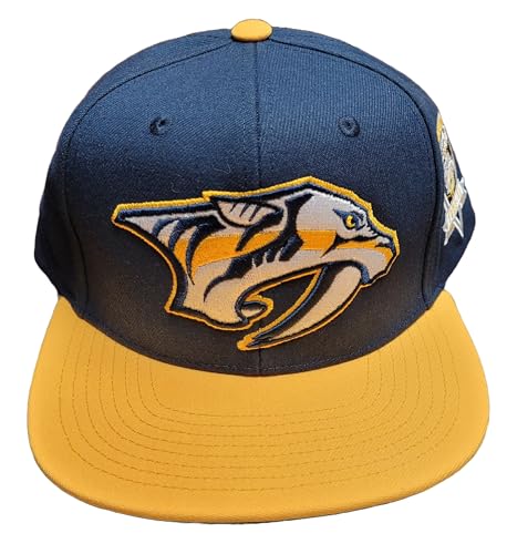 Mitchell & Ness Nashville Predators Snapback Navy/Gold miniatura 2