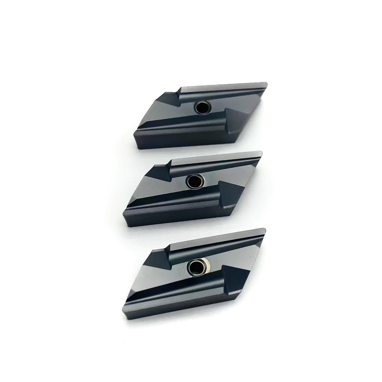 10 Pieces KNUX160405 R LT10 CNC Carbide Milling Inserts, Lathe Replacement Inserts for Stainless Steel