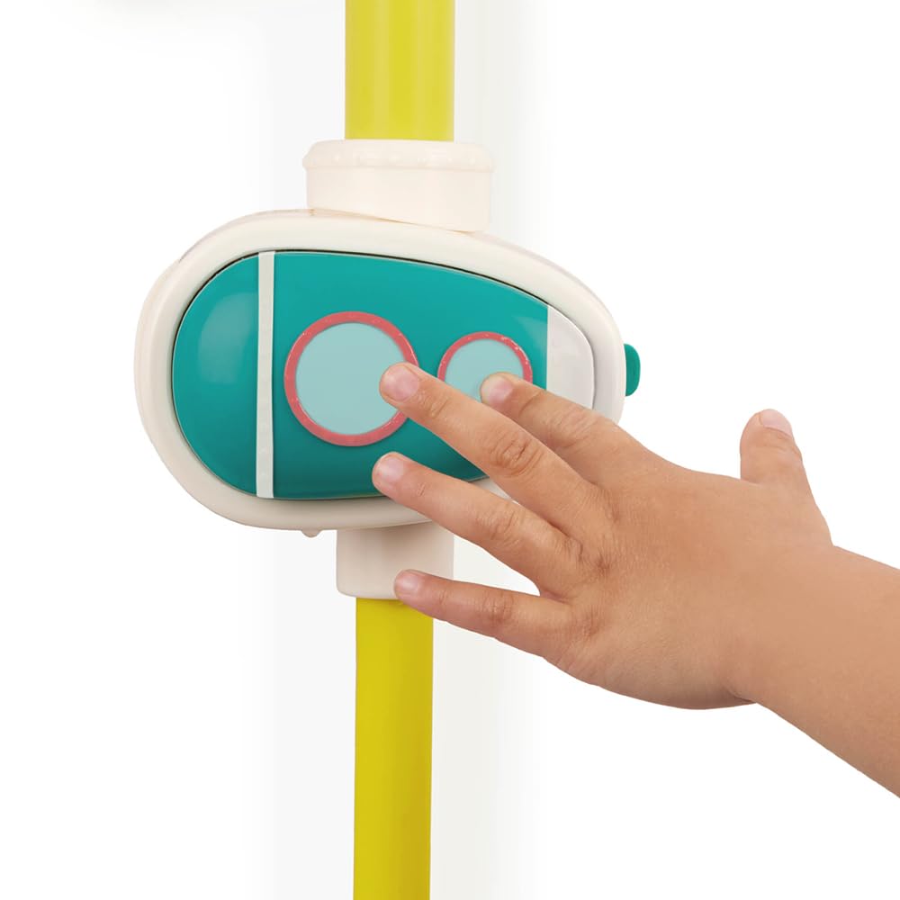 B. toys - Juguete Bomba de Baño - Juego acuático Submarino - 2 Modos de Bombeo (batería + Manual) - Taza de Goteo, hileras y Engranajes - 10 Meses +