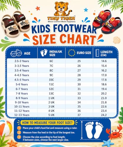 Image of Tiny Tiger Flip Flop Sandal for Baby Boy and Baby Girl, Indoor and Outdoor Clogs for Kids with Strap