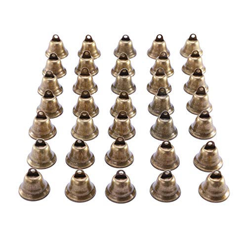 35Pcs Vintage Bronze Jingle Bells, 38Mm Christmas Jingle Bells Rings Christmas Tree Ornaments Pendants For Christmas Tree Decoration, Making Wind Chimes, Dog Doorbell & Potty Training, Housebreaking #TOP1