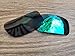 BlackWorld Green Mirror Polarized Replacement Lenses Compatible with Oakley Gascan Sunglasses