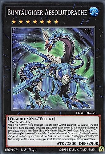 Buntäugiger Absolutdrache LEDD-DEC34 Common Deutsch Boosterfrisch Unlimitiert - Legendary Dragon Decks - mit ReCollectibles-Versandschutz - für Yu-Gi-Oh!