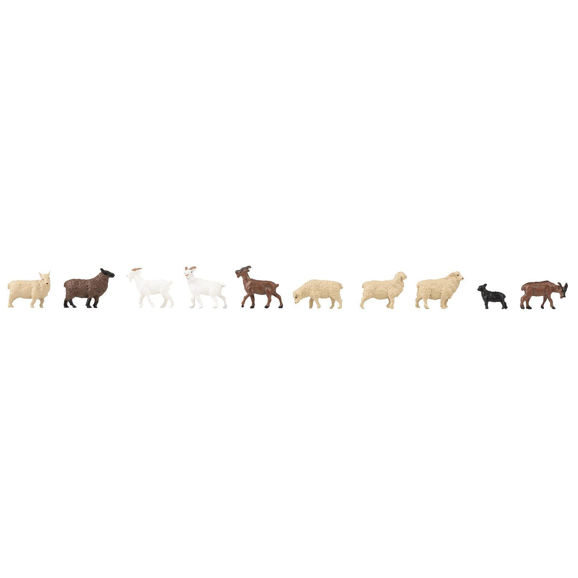 Faller 151921 H0 Sheep and Goats 10 Animals Track HO 1:87, Multiple Times