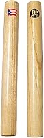 Vista 2 de DP Music Claves de madera de percusión manual de 8 pulgadas con bandera de Puerto Rico