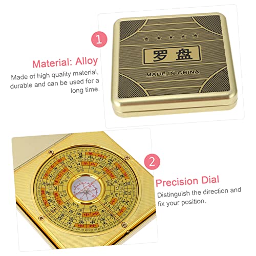 Brújula China Feng Shui ULTECHNOVO Metal 3.94 pulgadas miniatura 7