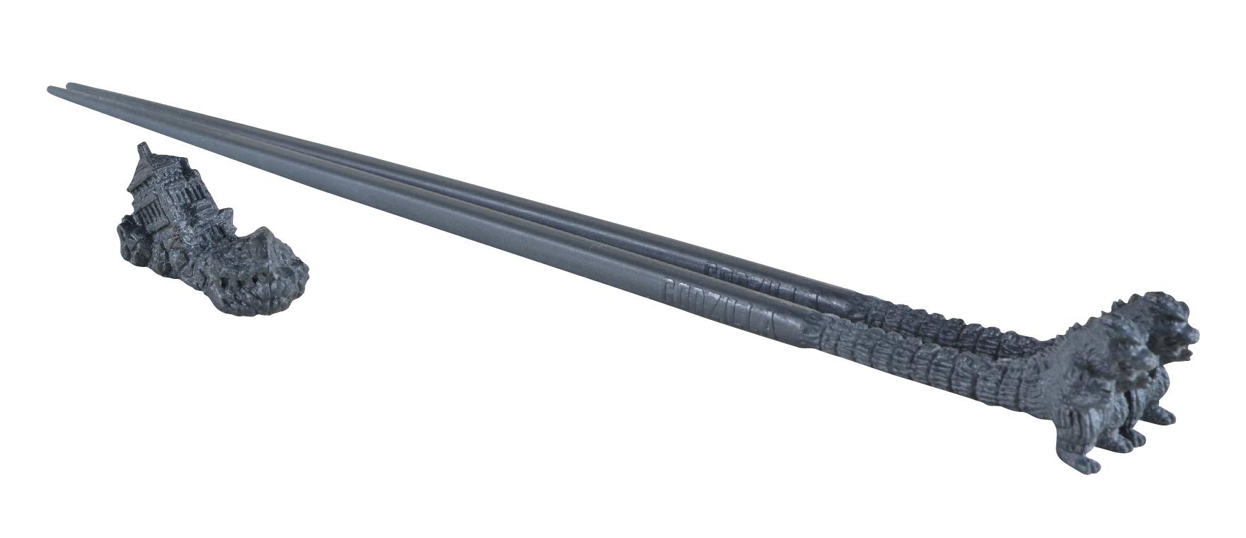 Amazon｜フォーカート 箸 グレー 長さ:約23㎝ ゴジラ フィギュア 箸