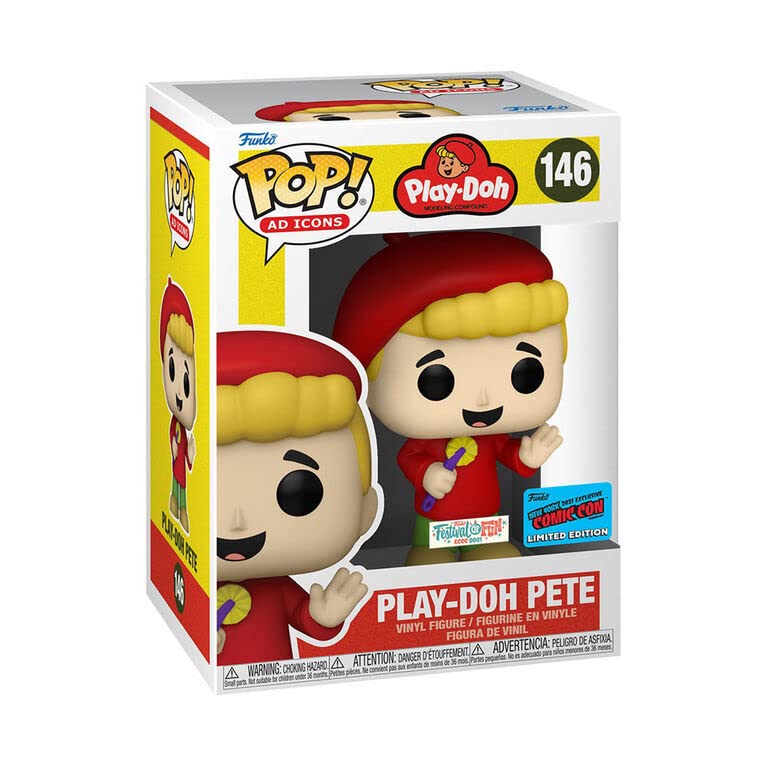 Funko POP! Vinyl: Play-Doh - Pete With Tool - (NYCC/Fall Con) - Collectable Vinyl Figure - Gift Idea - Official Merchandise - Toys for Kids & Adults - Ad Icons Fans - Model Figure for Collectors