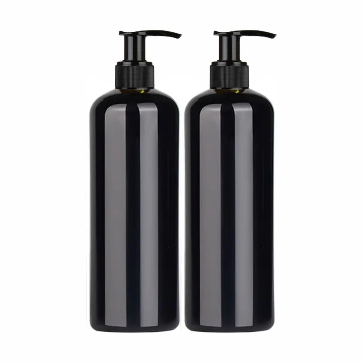 Harrods 5-Piece Empty Refillable Shampoo Pump Bottles | 500ml Plastic Soap Dispenser for Wash Basin, Handwash | BPA-Free, Durable Spray Bottles for Liquid Soap, Lotion, Conditioner (Transparent) (5) - Image 2 thumbnail