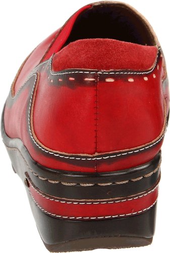 L'artiste By Spring Step Women's Burbank Mule, Red, 38 Eu/7.5-8 M Us #TOP2