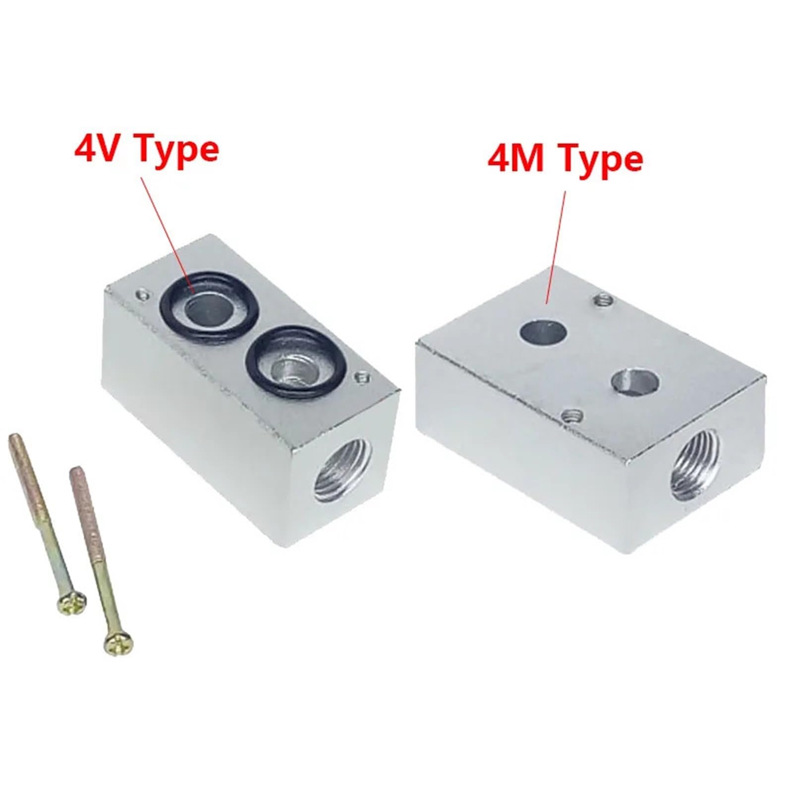 Magnetventil-Montagebasis 4M/4V210-08 4V310-10 410-15 Ventilsitz Zylinder/Ventilplatte/Ventilblock (4M410)