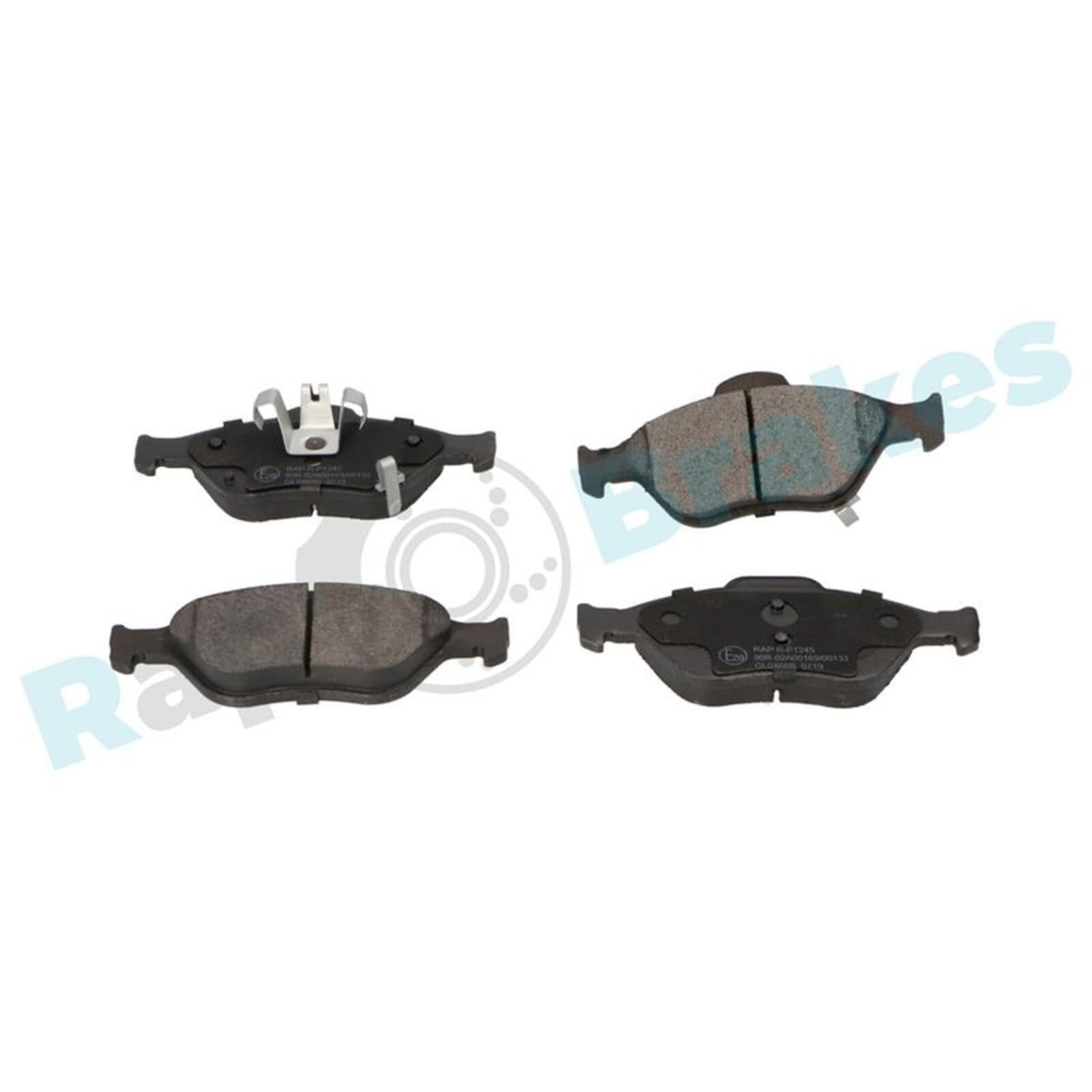 RAP Brakes Bremsenset 258mm vorne | R-D0275 + R-P1245 Kompatibel mit Yaris (_P13_),Yaris (_P9_)