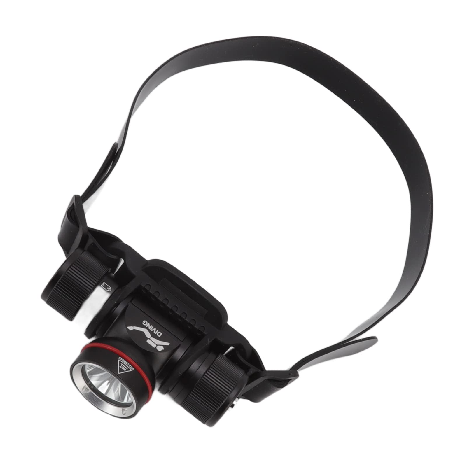 EIMSOAH Scuba Diving Headlamp Dive Light,Professional Underwater Headlight IPX68 Waterproof,1500 LM Underwater 80 Meters Flashlight for Diving,Dive Light for Caving, Snorkeling