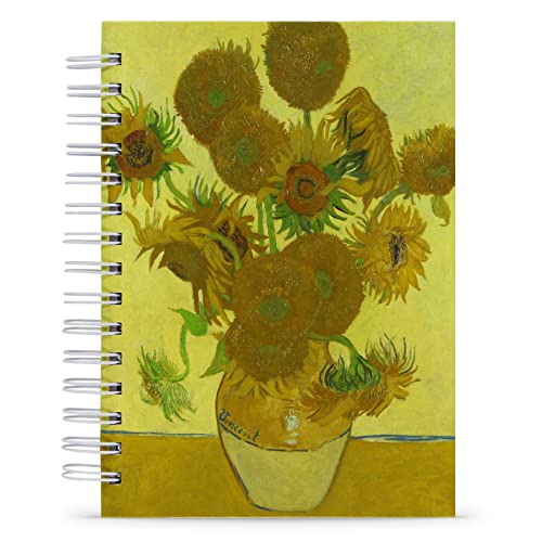 Caderno Van Gogh "Os Girassóis" Capa Dura e Toque Aveludado, 125 ...