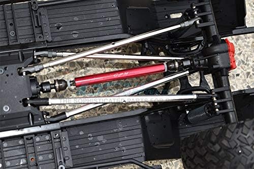 Miniatura 4 de GPM AXIAL SCX10 III Gladiator AXI03006 acero + aluminio delantero y trasero CVD, juego de 6 piezas (naranja)