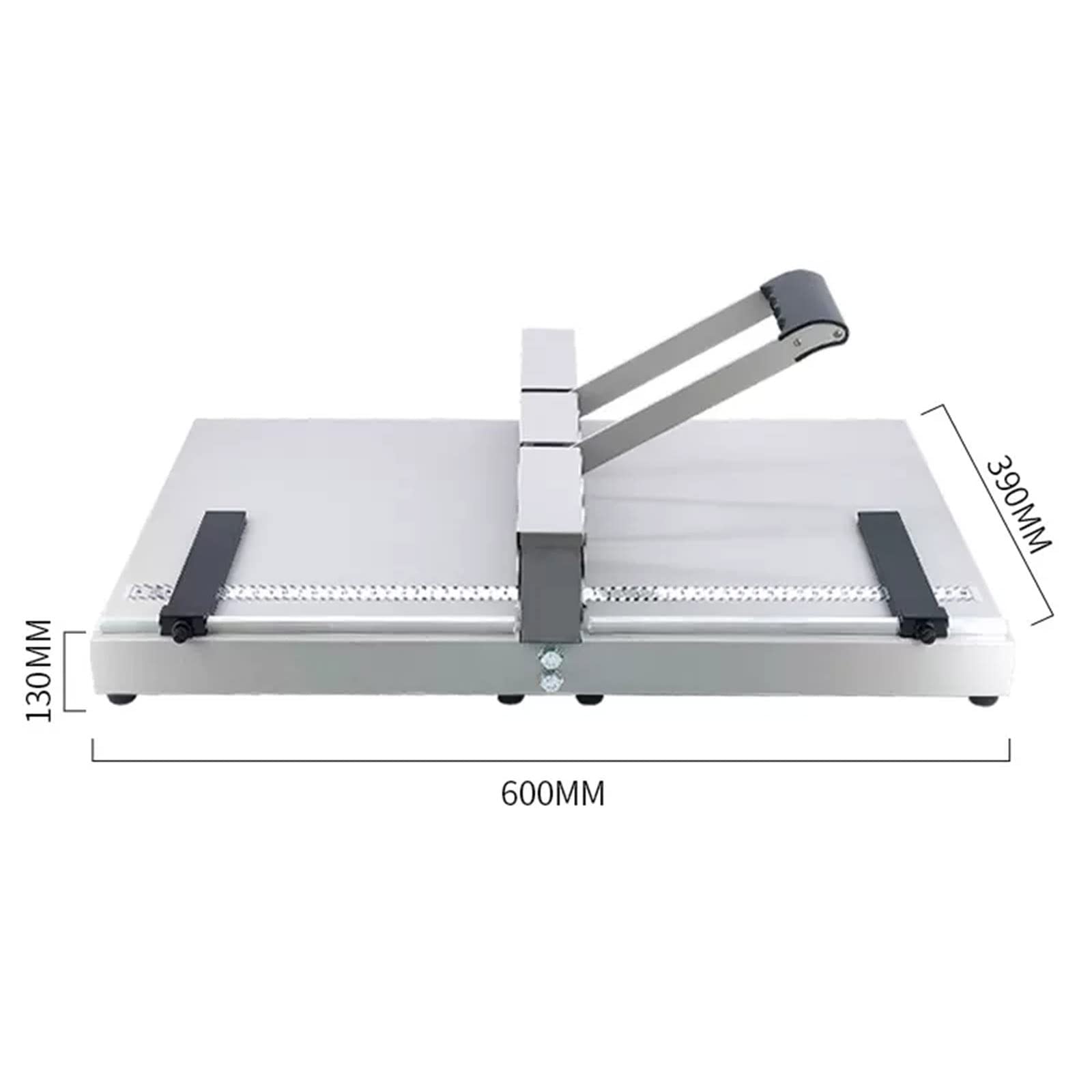 Piegatrice manuale per carta A3/A4, cartella da scrivania in metallo resistente con righello di posizionamento, per carte, opuscoli, foto