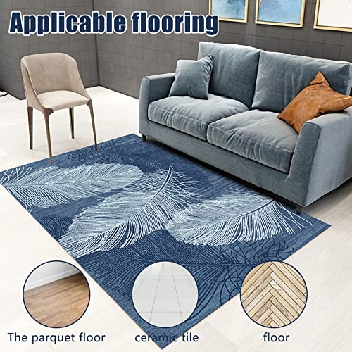 YEXEXINM 36"X48" Chair Mat for Hardwood Floor, Anti-Slip Desk Chair Mat, Chair Rugs Floor Protectors Mat, Desk Chair Mat for Computer Rolling Chair, Chair Carpet Mat for Home Office - Thumbnail 5