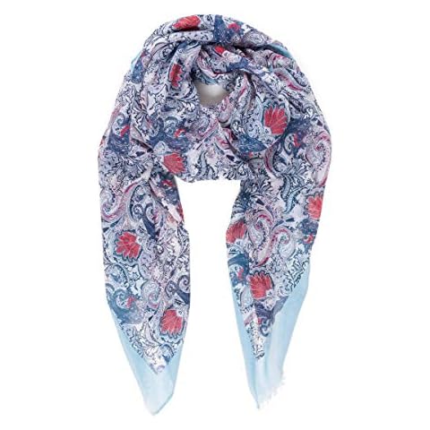 MIMOSITO Scarfs for Women Lightweight Floral Flower Fall Winter Fashion Wrap Shawl (Darla-3) Cover