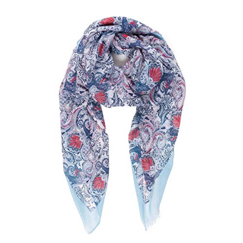 Scarf for Men Lightweight Paisley Fashion Scarves Man Gentleman Summer Fall (MFS05)