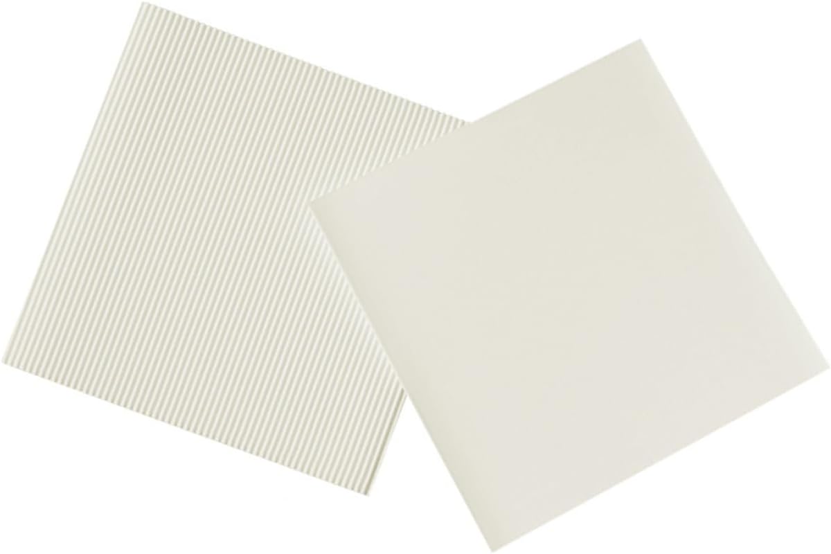 PRETYZOOM 100sheets Oil Pizza Paper Pads Grease Resistant Mats for Fried Food Baking and Restaurant Use Food Grade Corrugated Paper Trays
