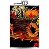 Small Flask for Liquor for Women Leakproof Hip Flask Leather Wrap with Funnel Discrete Shot Drinking