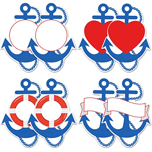 8 Imánes Decorativos Ancla para Puerta de Crucero miniatura 1