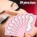 50 Pieces Empty Eyelash Packaging False Eyelash Storage Box Paper Lash Case Empty Eyelash Box Eyelash Packaging Box Case Soft Paper Eyelash Box Eyelash Holder Case Eyelash Container (Pink)