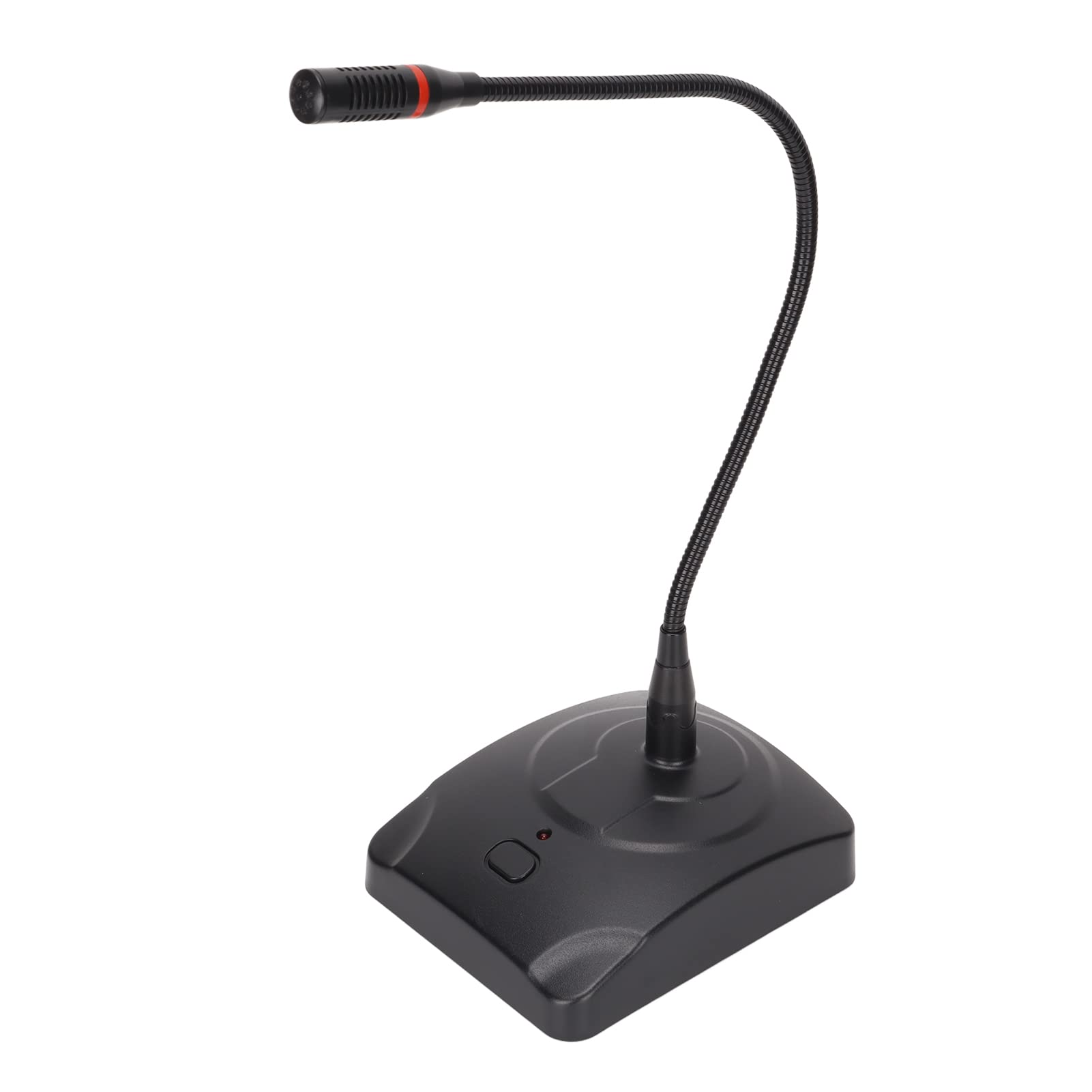 Condenser Microphone with Flexible Neck LED Indicator XLR Cable Cardioid Polar Pattern for Broadcasting Podcasting and Computer Audio Use