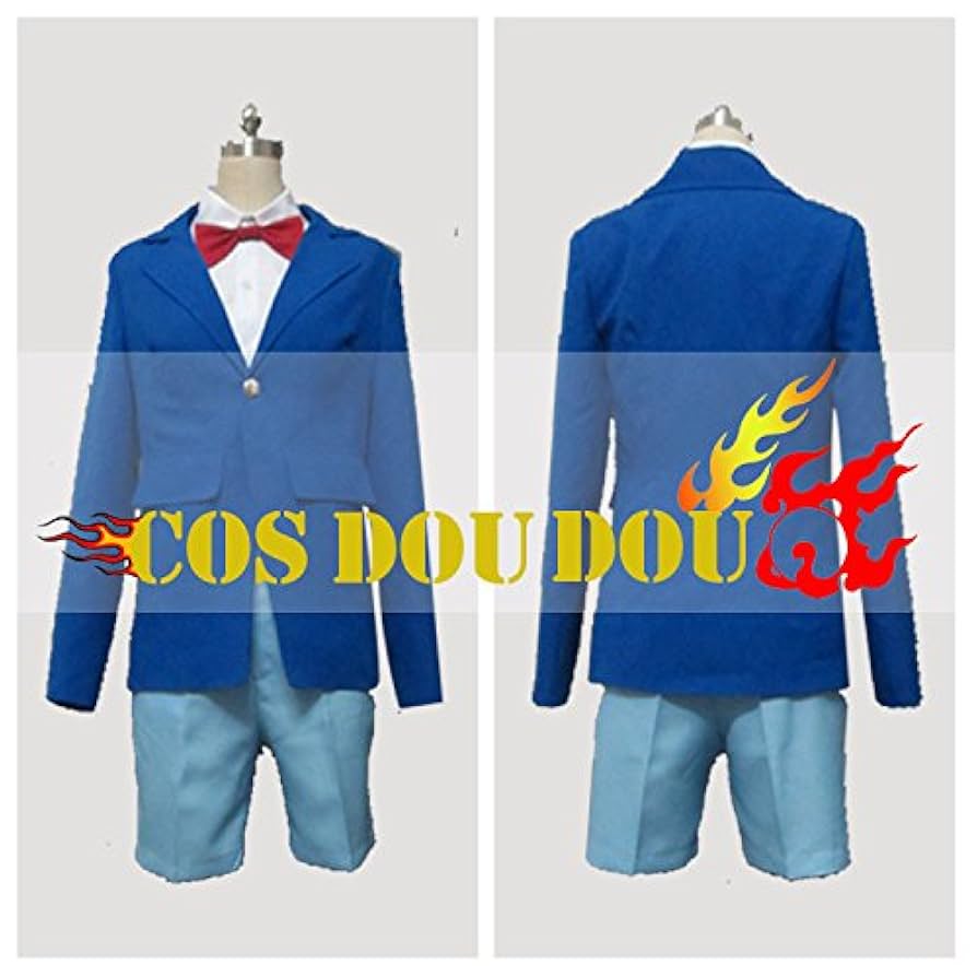 名探偵コナン 江戸川コナン コスプレ フルセット Amazon.co.jp: [XIAOQI] 5点セット コナン 風 コスプレ衣装 大人