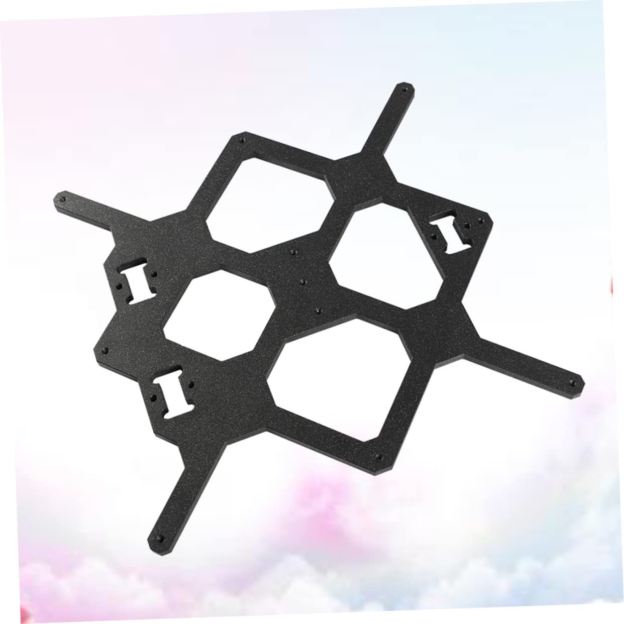 1satz Drucker Zubehörset Für Prusa Y-achse Heizbett Unterstützungsplatte Lmuu Klammer Kit Schwarz Leicht Glatt Und Anodisiert Für Optimale Benutzererfahrung