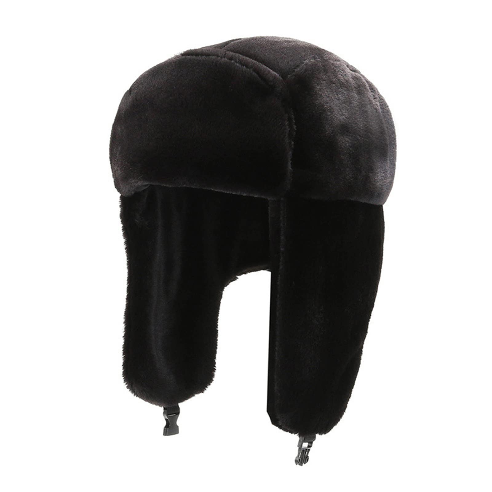 HXNH Thicken Russian Hat Ushanka Caps Party Holiday for Autumn Winter Solid Color Hat with Earflaps