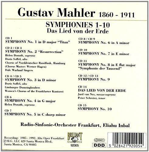 Mahler: Sinfonien 1-10