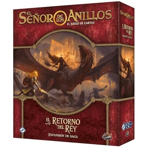 Fantasy Flight Games | El Señor De Los Anillos LCG: El Retorno del Rey Expansión de Saga | Juego de Cartas | A Partir de 14 Años | De 1 a 4 Jugadores | 30-120 Minutos por Partida | Español | Ya disponible en tu tienda friki favorita! En mundofriki.es!
