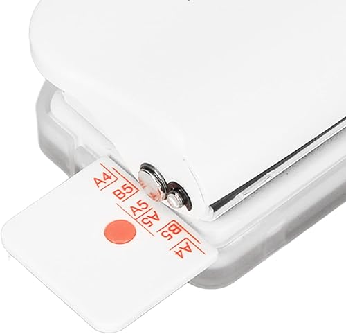 Miniatura 9 de Máquinas de encuadernación, mini máquina de encuadernación manual multiusos de 6 agujeros, máquina de encuadernación de bobina para oficina en casa