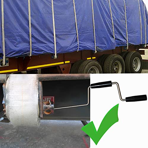 Wowlke Strap Winder For Flatbed Truck Trailer Easy Speedy Hand Roller For Winding-Winch Winder For Winch Straps Tie-Downs Strap Winder Winch Winder For Winch Straps #TOP1
