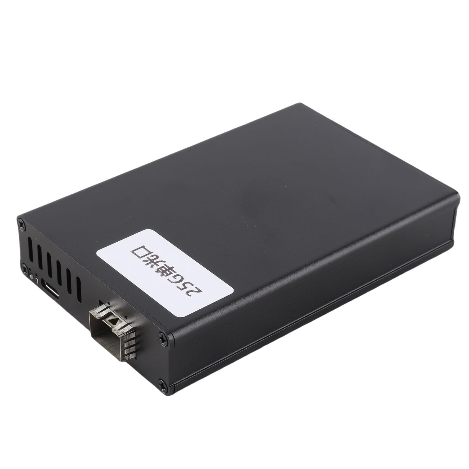 Naroote Scheda di Rete 25G, Adattatore di Rete USB4 Ad Alta velocità Plug and Play SFP Ad Alta velocità da 25 Gbps con Guscio in Lega di Alluminio, per OS X e Sistemi (Porta unica)
