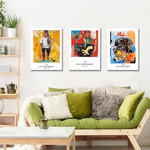 Eysintum Modern Graffiti Wall Art Set of 3, Abstract Street