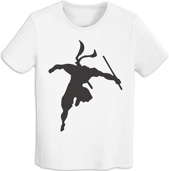Amazon Co Jp ラッキードア 日本 忍者 飛ぶ イラスト Tシャツ 半袖 上着 メンズ 洋服 スポーツ 夏物 夏服 夏季対応 おしゃれ 上着 White 日常着 普段着 通学 シャツ ファッション