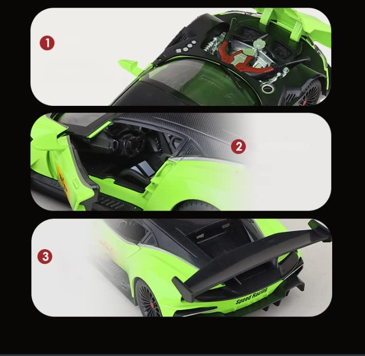 Image of Invite Enterprise 1:22 Aston Marttin Model Car with Box, Zinc Alloy Pull Back Toy car with Sound and Light Ornaments Boy Toy Cars Scale Model Car 【Colors as Per Stock】