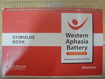 Buy Western Aphasia Battery - Revised (WAB-R) Stimulus Book (WAB - WAB ...