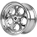 JEGS SSR Mag Wheel 15� x 8� | 5 x 4.75� Wheel Bolt Pattern Spacing | 0 mm Offset | 4.5� Backspacing | Polished Finish | 3.27� Center Bore | Includes Center Cap