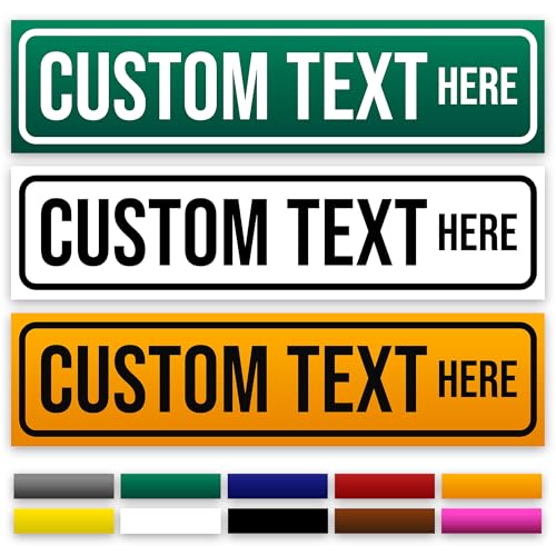 16x4" Custom Street Sign, Personalized Street Signs, Metal Road Sign