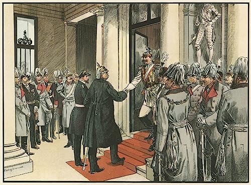 Affiches et gravures Otto Von Bismarck pour décoration salon et bureau élégant