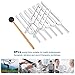 Solfeggio Tuning Fork Set, 9 Tuning Forks with Silicone Hammer (256 Hz, 288 Hz, 320 Hz, 341.3Hz, 384Hz, 426.6 Hz, 480 Hz, 512Hz)