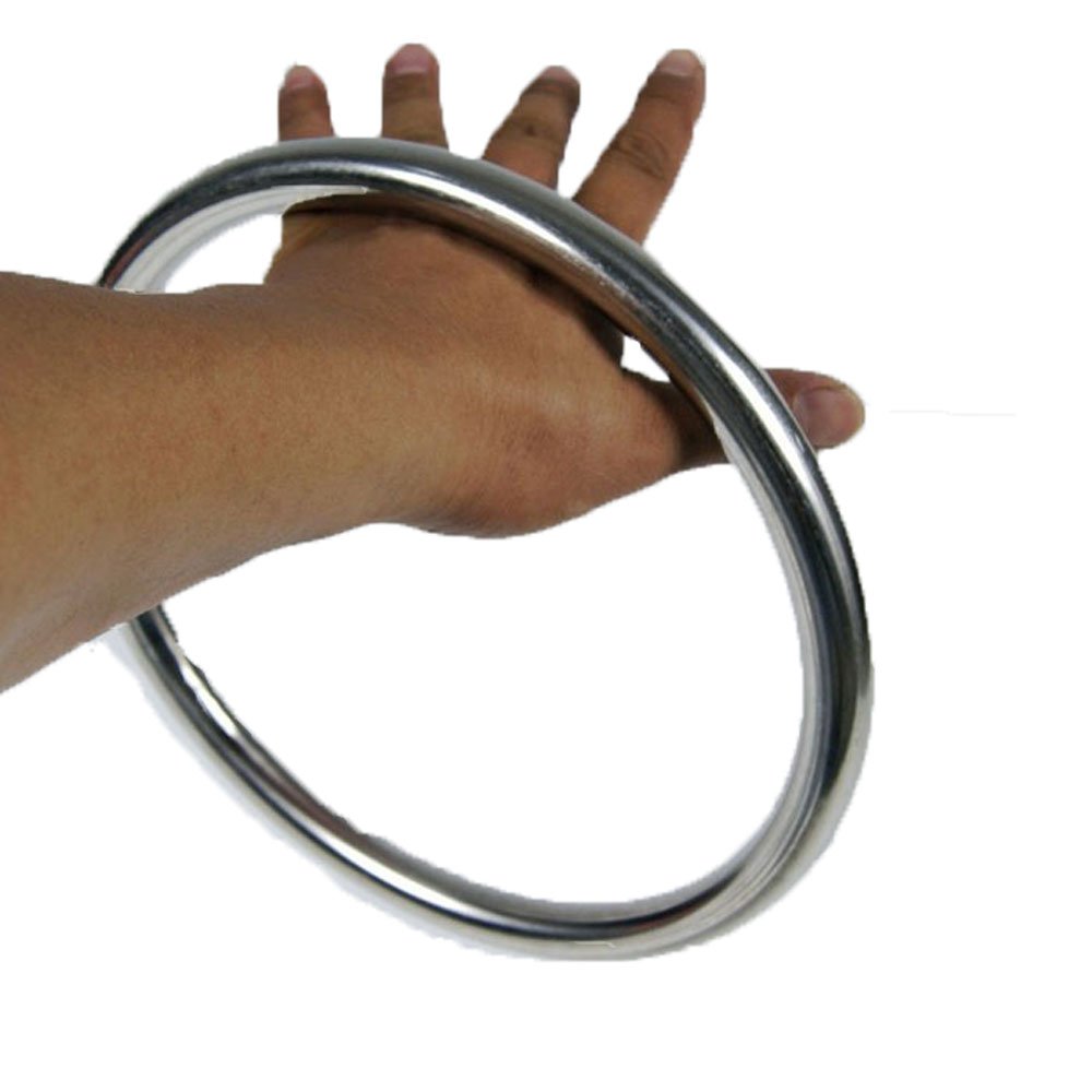 ZooBoo Wing Chun YeWen Sau Sticky Training Stainless Steel Rattan Ring Wing Tsun Ring 9 inch