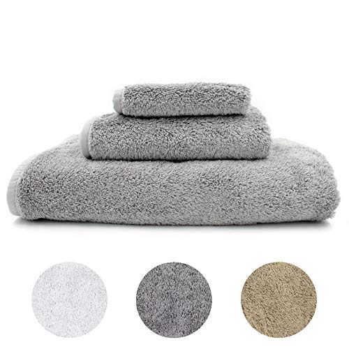 Winter Park Royal Supima Cotton Bath Towel Measuring 30" by 60", Grey