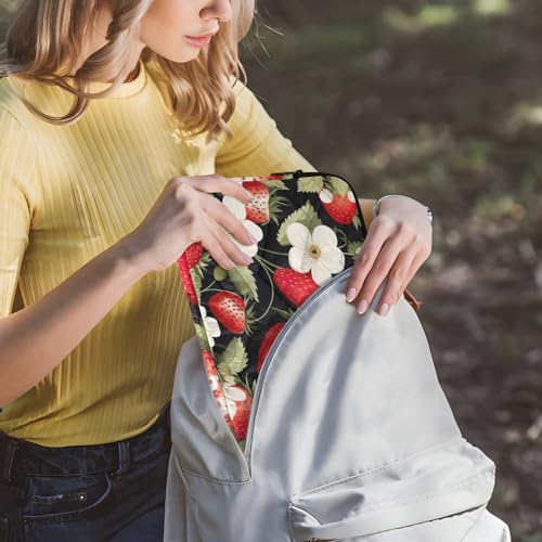 Funda para portátil de 13-14 pulgadas con estampado floral miniatura 6