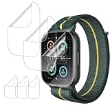 QWFORQW [6 Piezas] Protector de Pantalla para Motorola Moto Watch Fit, Película de Hidrogel [HD, Alta Sensibilidad]...