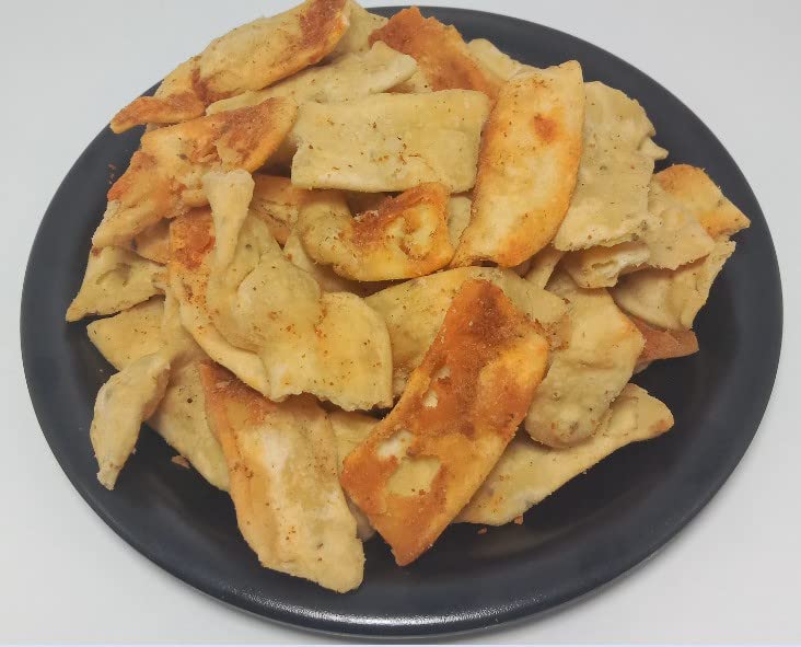 Image of Yuvraj Besan Papdi (masala) Gathiya Namkeen Spicy (300 gm X 2) pack