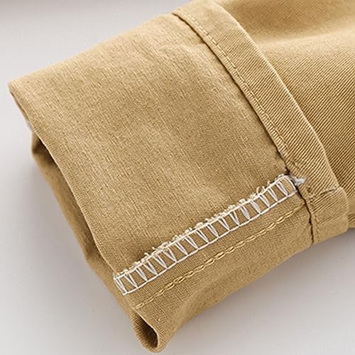 Moonker Toddler Jogger Pants Girls Boys Elastic Waist Solid Color 2222222 with Pockets Summer Vacation Casual2